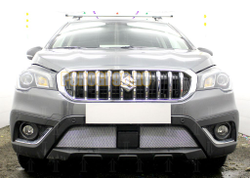 Защита радиатора Suzuki SX4 (II S-Cross) 2016- chrome