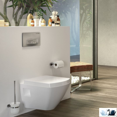 Интерьер с унитазом Creavit Tetra TP326-11CB00E-0000 и сиденьем