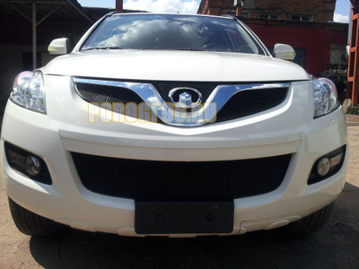 Защита радиатора Great Wall Hover H5 2011- black верх