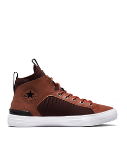 Кеды Converse Chuck Taylor All Star Ultra Hybrid Texture коричневые высокие интернет магазин