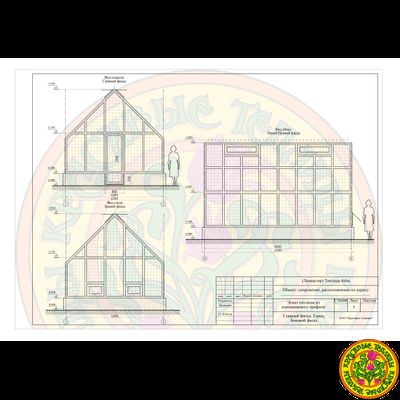 Базовая комплектация теплицы из стекла и алюминия ЛАНКАСТЕР размером 6000 х 4000 мм