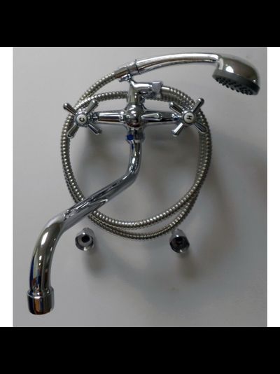 Смеситель для ванны с душем GROSSER 01S - 81 1/2" 180* шар. переключатель