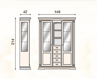 ВИТРИНА PALAZZO DUCALE 71CI14