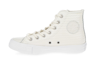 Кеды  Chuck Taylor All Star кожаные высокие белые фото