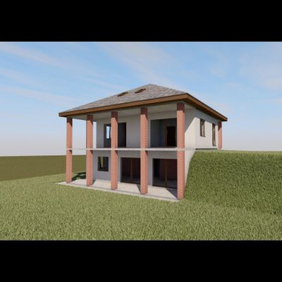 Двухэтажный дом с четырьмя спальнями 141м² (S91)