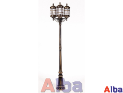 Barselona 81209 B bg Парковый светильник черный с золотом