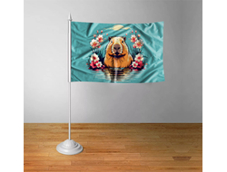 Флажок настольный Капибара, Kapibara-san №45