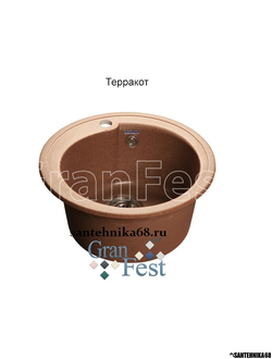 Мойка из искусственного камня Granfest RONDO GF-R450