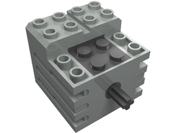 ! Б/У - Electric, Motor 9V Mini-Motor, Heavier Weight, Light Gray (71427c01) - Б/У