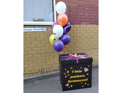 Коробка-сюрприз + шары  "в стиле Likee"