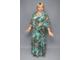 Женственное платье Арт. 2248 (Цвет бирюзовый) Размеры 54-84