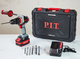 Дрель бесщеточная аккумуляторная P.I.T. PSB20H-13C/1 X-DRIVER