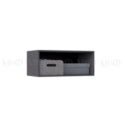 ОЛИВИЯ Тумба навесная №1 800х330х442мм Графит/Графит софт