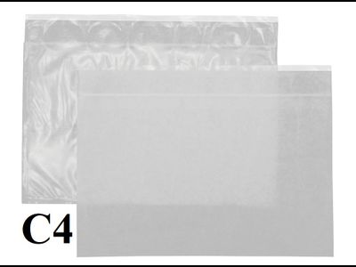 Самоклеящийся конверт С4 (235х325мм+25мм), однократное заклеивание