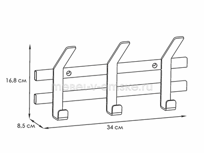 Вешалка Торонто-3