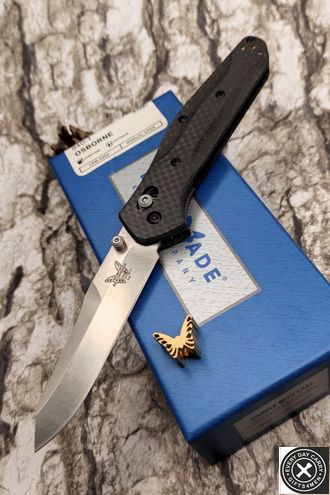 Складной нож  BENCHMADE 940-1 OSBORNE CARBON FIBER