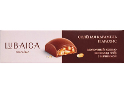 Шоколад "Солёная карамель и арахис", 35г (LUBAICA)