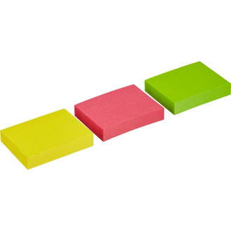Блок-кубик Post-it 6812, 38х71, цветной, 3 блока по 100 листов