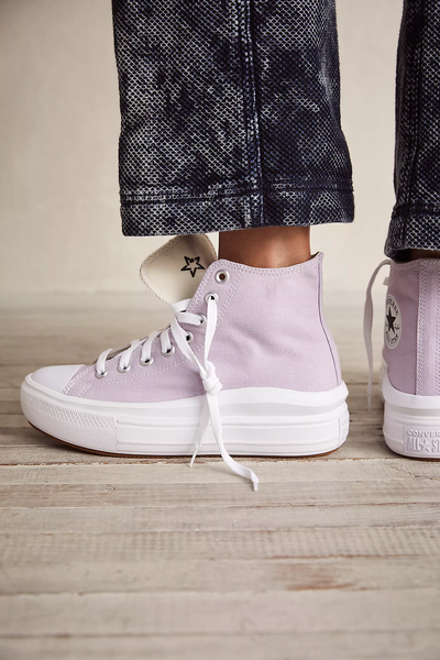 Розовые Converse All Star Move Seasonal Color  на платформе 572722C