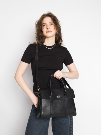 Деловая сумка Valenza Premium black (арт. 5076-51)