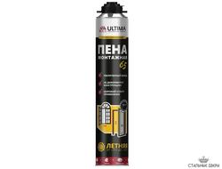 Пена монтажная профессиональная ULTIMA PRO 65 ЛЕТО 820 мл