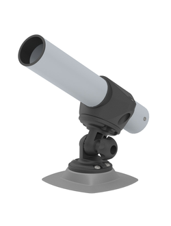 Держатель спиннинга сквозной на баллон наклонный, алюминий TM 030638T