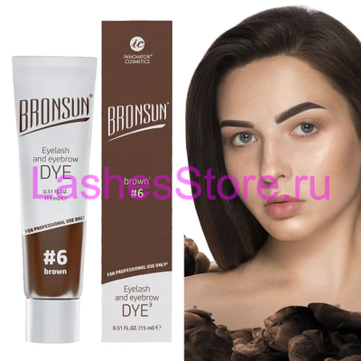 Краска BRONSUN для ресниц и бровей "Gel Dye" (15 мл)
