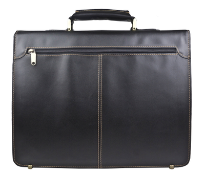 Кожаный портфель Brusado black (арт. 2011-01)