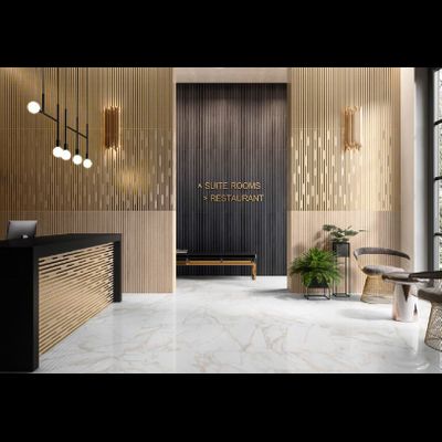 Декор, Villeroy&amp;Boch, La Citta, 40х120 см, серый-золото