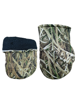 Варежки/ верхонки зимние #HX-B5 материал:  лайкра/ утеплитель:  искусственный мех (1уп-5 пар) размер: XXXL