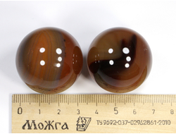 Шар Сердолик, в ассортименте, Ботсвана (34-35 мм, 55-60 г) №24473