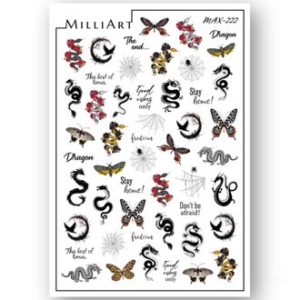 Слайдер-дизайн MilliArt Nails MAX-222
