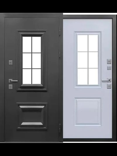 ПРОТЕРМА 3D СТЕКЛОПАКЕТ БАГЕТ ГРАФИТ\БЕЛЫЙ МАТОВЫЙ