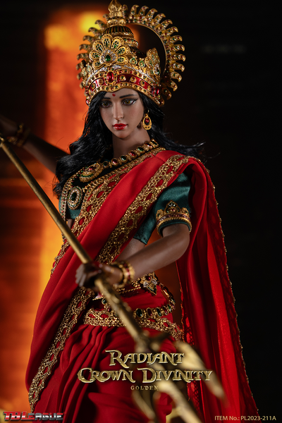 Индийская красавица в красном - Коллекционная ФИГУРКА 1/6 scale Radiant Crown Divinity Golden (PL2023-211A) - TBLeague