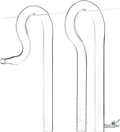 Набор Lily Pipe Duck NANO 13 мм - вход и выход из стекла для наноаквариумов