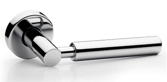 Дверные ручки Morelli Luxury CLOUD CSA/CRO Цвет - Матовый хром/полированный хром