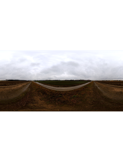 HDRI для дальних планов mud_road_16k
