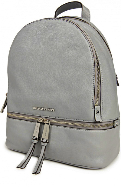 Рюкзак женский Michael Kors Rhea серебристый