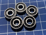 Front bearing  6x15  mm, plastic cage