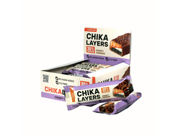 (CHIKALAB) Батончик CHIKALAYERS глазированный - (60 гр) - (карамель и арахис)