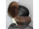 Мужская шапка из баргузинского соболя