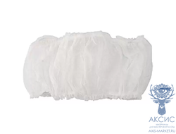 Фиксатор для волос с двумя резинками спанбонд, 10 шт