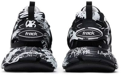 Кроссовки Balenciaga Track Sneaker Graffiti Black White