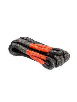 Трос кинетический черный 26мм х 9м, нагрузка до 14,6 тонн, плетеные проушины в Сумке OffRoadTeam ORT-NN-2609