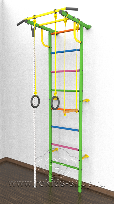 ДСК-2.с "Роки-1ц" цветные ступеньки ПВХ от Rokids - пример в интерьере