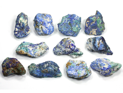 Азурит, Малахит, Азуромалахит, коллекционный образец в ассортименте, Россия, Алтай (25-30 мм, 6-10 г) №27088