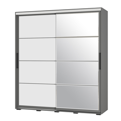 Шкаф-купе Крафт-6 (лдсп) (Графит), Ш1962хВ2176хГ59 мм