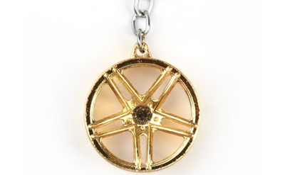 Брелок «Диск D-7» металл, ЗОЛОТО