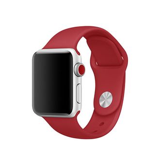 Спортивный ремешок Apple Sport Band для Apple watch красный