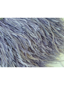 Перья страуса 10-15см ПЫЛЬНАЯ СИРЕНЬ